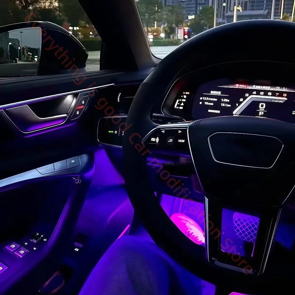 For Audi A8 A8L LED Ambient Interior Lighting Upgrade Atmosphere