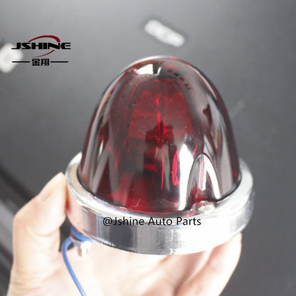 For Heavy Duty Halogen 1156 Red Glass Lens Watermelon Trucks