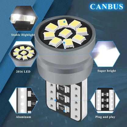 W5W T10 Signal 501 194 Bulbs Clearance Reading Interior