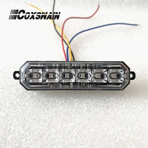For Ambulance Fire 1PC 3W Strobe Grill Surface Mount Flash