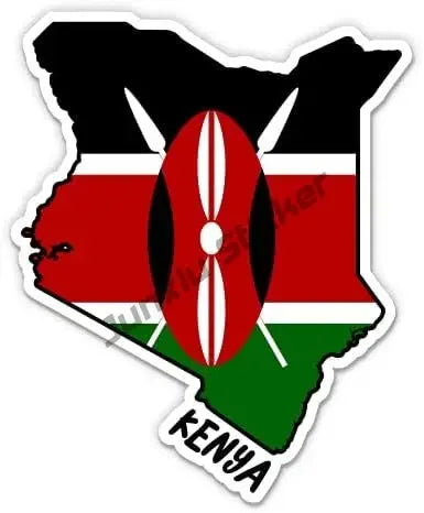 Kenya Vinyl Decal Coat Arms Kenyan Sticker Waterproof Bumper