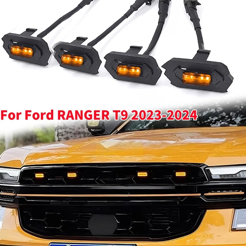 For Ford Ranger T9 2023-2024 4PC Grille Wire Harness Daytime