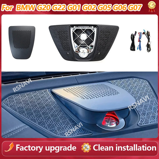 For BMW G20 G22 G08 G01 Motorized Lifting Center Speake X3 G02