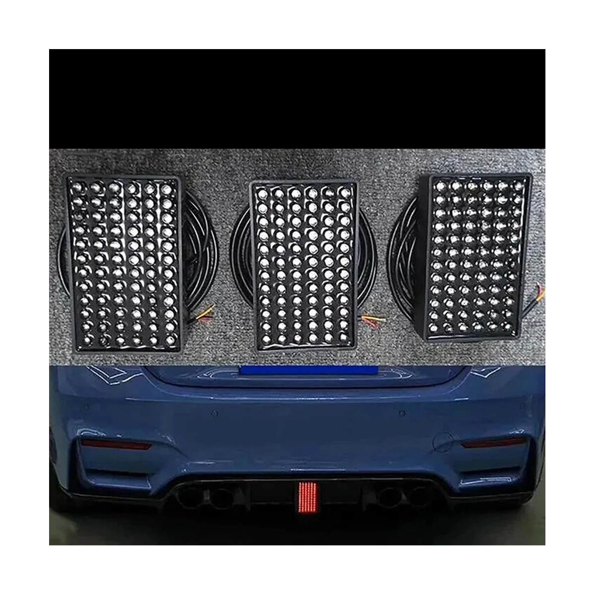 For F1 Pilot Light LED Brake Brake Bumper Cover Pilot BMW Benz