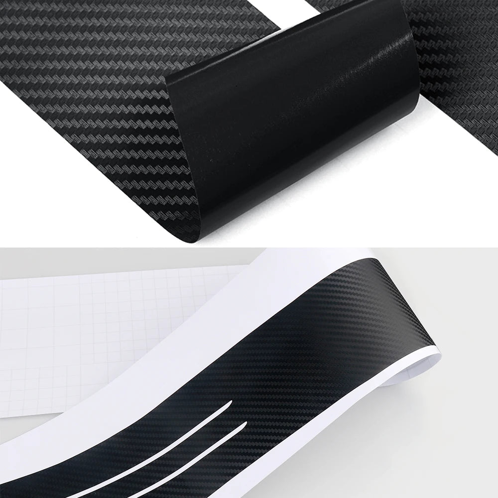 For BMW Audi MINI Lexus Mazda 1PC Carbon Fiber Texture Tail