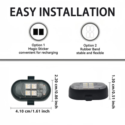 For Interior Grille Warning Light Decor Atmosphere Wireless