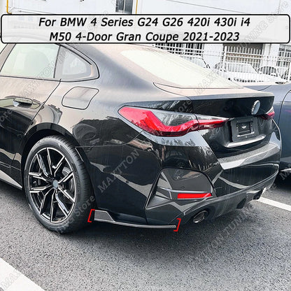 For BMW 4 Series G24 G26 Gloss Black ABS 420I 430I I4 M50 4-door