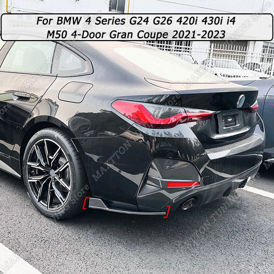For BMW 4 Series G24 G26 Gloss Black ABS 420I 430I I4 M50 4-door