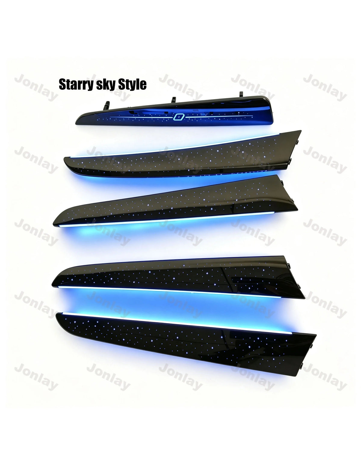 For Audi Q5 8R 2010-2017 Interior Jonlay Ambient Atmosphere Trim