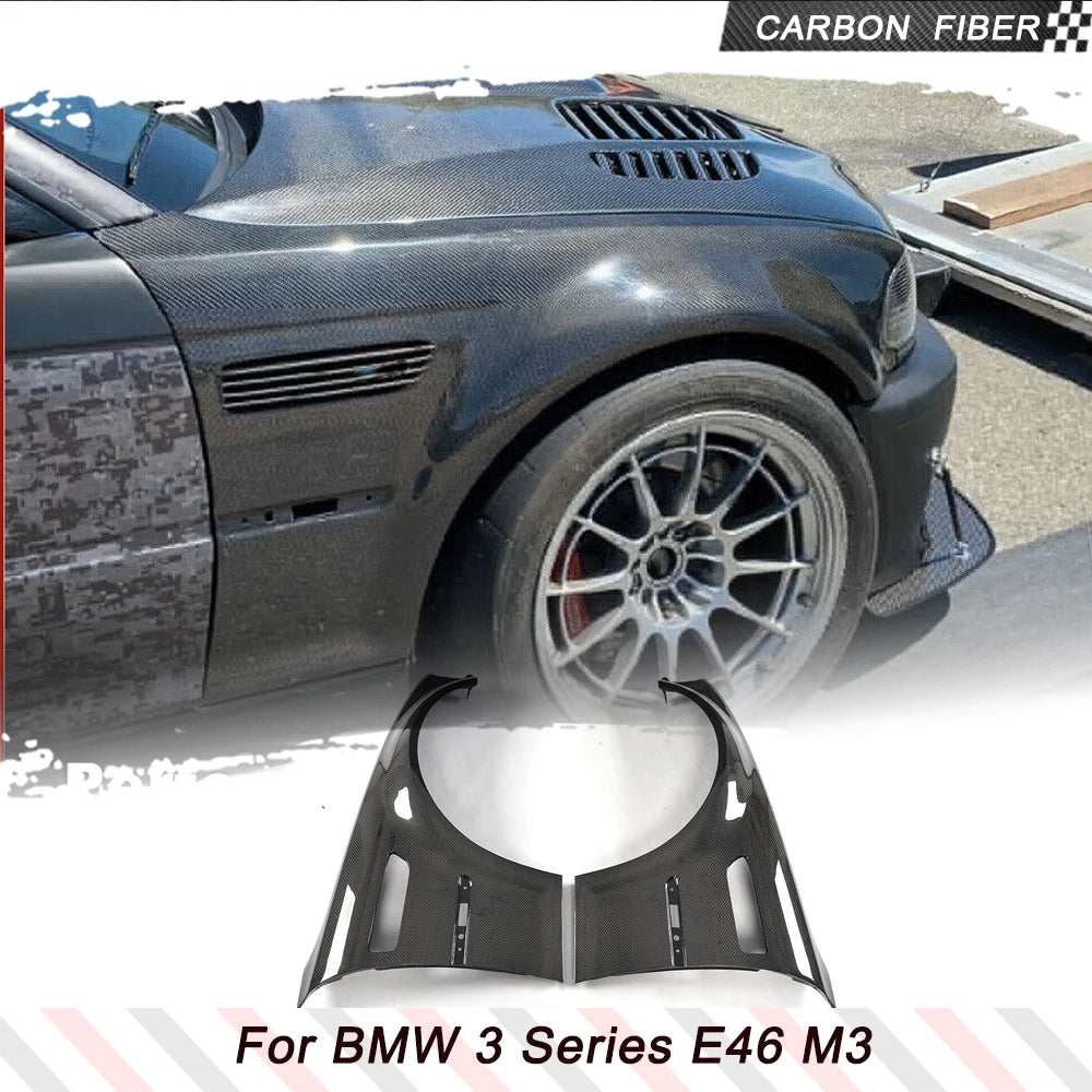 For BMW 3 Series E46 M3 Side Fender Vent Coupe Convertible