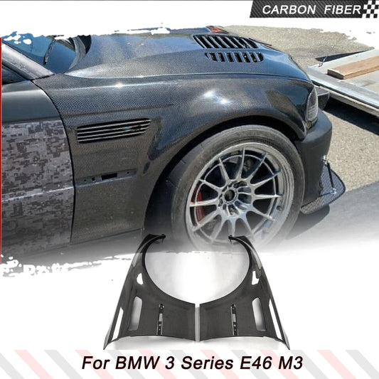For BMW 3 Series E46 M3 Side Fender Vent Coupe Convertible