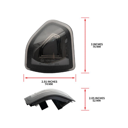For 2010-2018 Dodge Ram 1500 2500 2X Smoked Towing Rearview