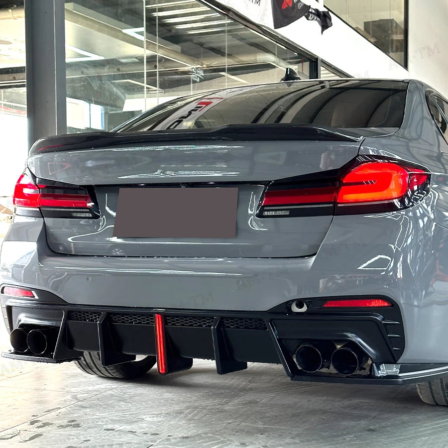 For BMW G30 G38 M Sport 3PCS Rear Bumper Diffuser Lip Spoiler