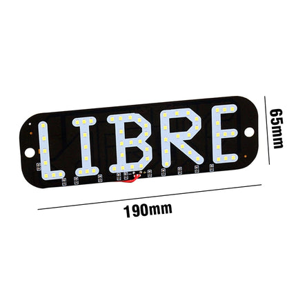 For Vehicles White Green Blue Red Libre Windshield Warning
