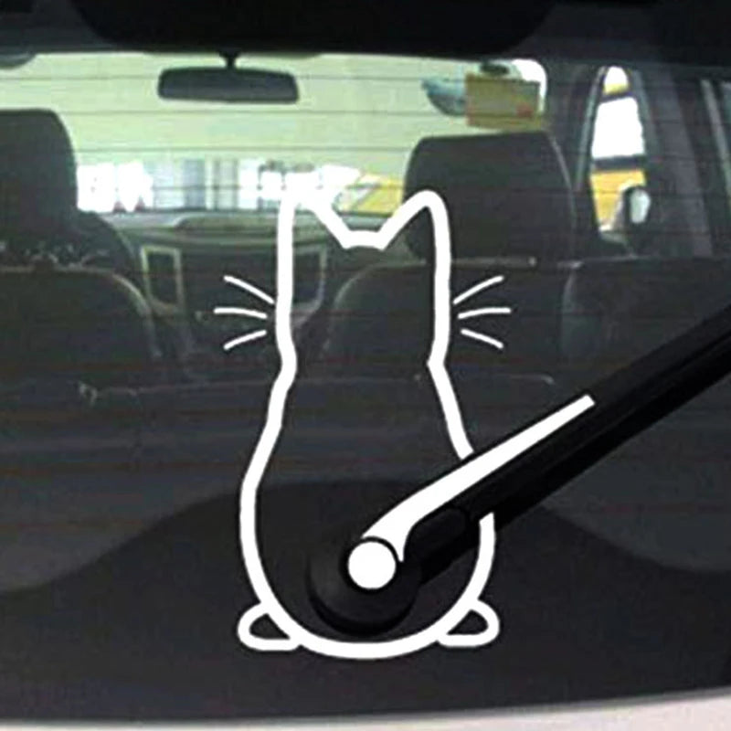 Stickers Rear Windshield Wiper Cat Decal Sticker Personality