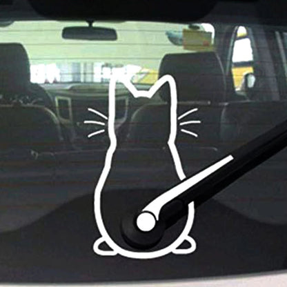 Stickers Rear Windshield Wiper Cat Decal Sticker Personality