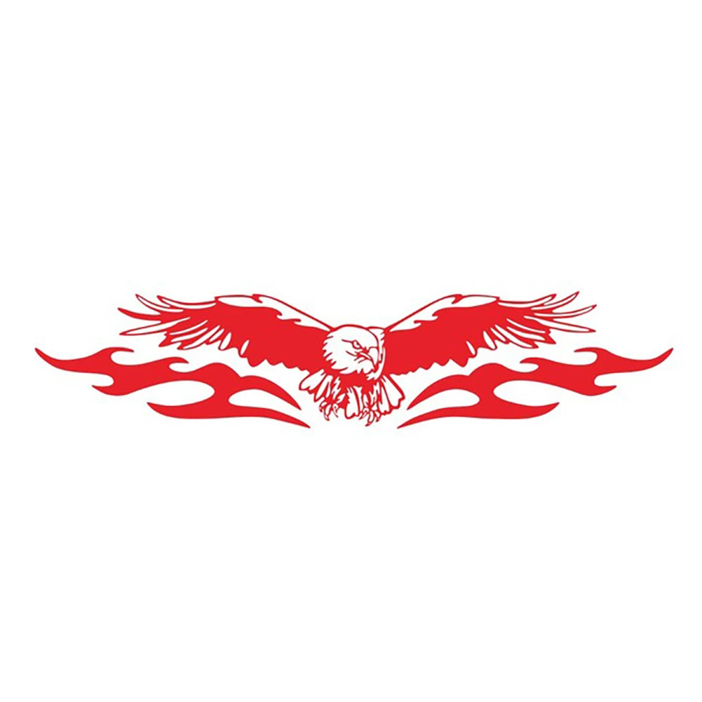 Lykx Eagle Fire Totems Sticker Fashion Sports Racing Stripes