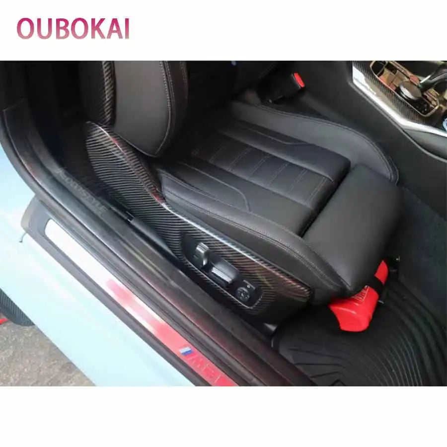 For BMW M2 G87 M3 G80 M4 G82 Carbon Fiber SEAT Side Panel Sports