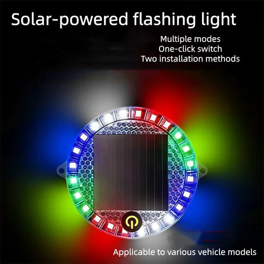 Waterproof Wireless Solar Powered Warning Strobe Safety Truck