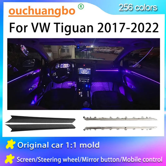 For Tiguan L MK2 Allspace 2017-2025 Ouchuangbo Ambient