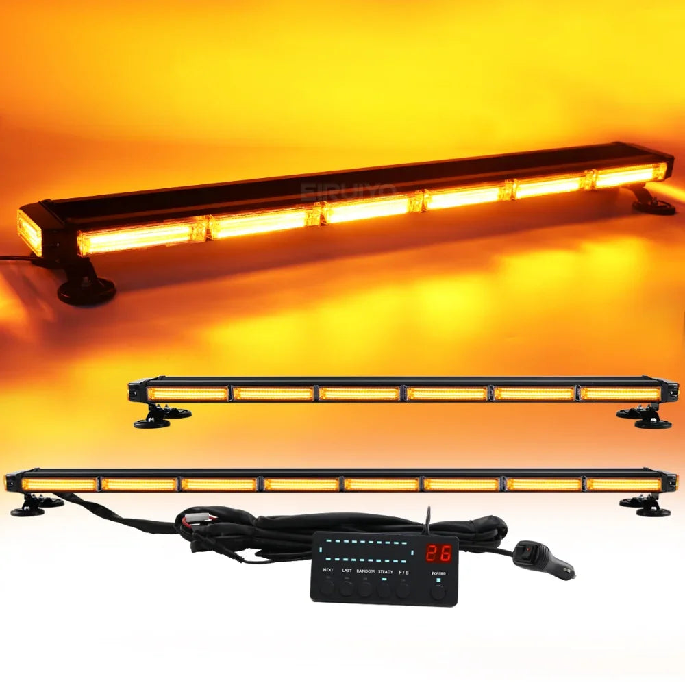 Truck Tow Cob Flash Warning Bar Safety Strobe Emergency