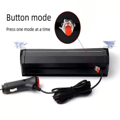 Strobe Flasher Windshield Flashing Warning Signal Red Blue