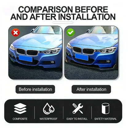 For Buick Regal 5PCS ABS Material Front Bumper Separator Lip