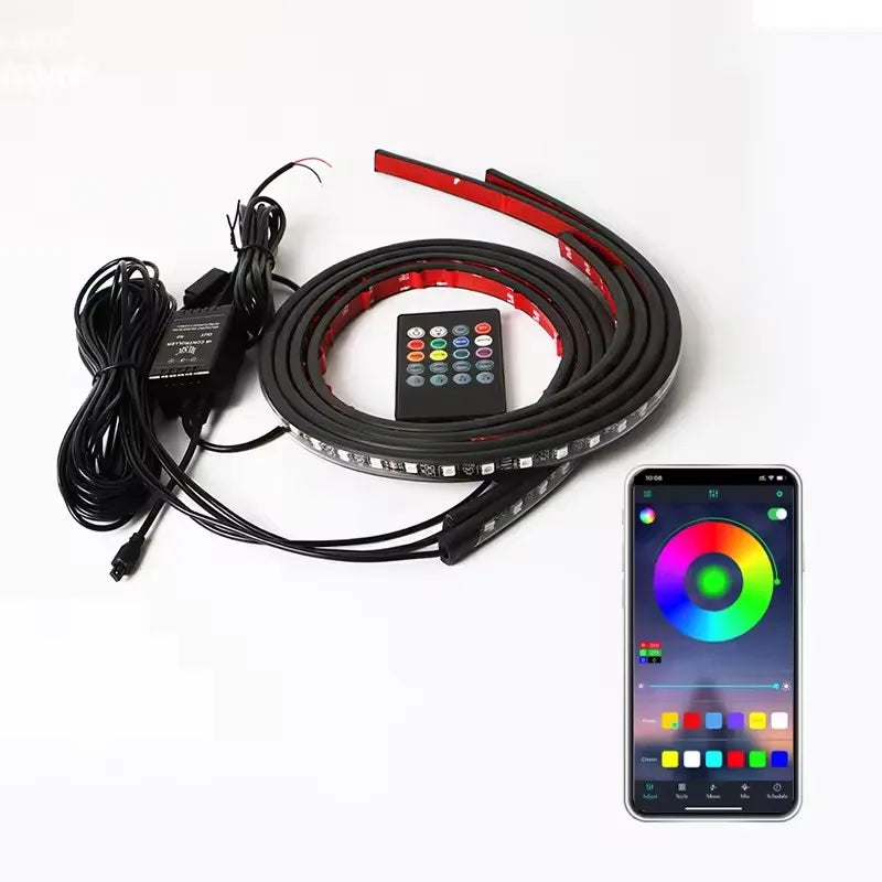 RGB Exterior Strip APP Remote Control Under Tube Underglow