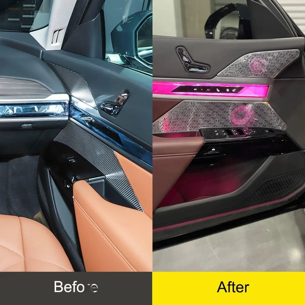 For BMW 7 Series G70 2023+ RGB Color Streamer Ambient Speaker