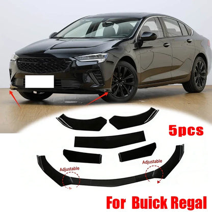 For Buick Regal 5PCS ABS Material Front Bumper Separator Lip