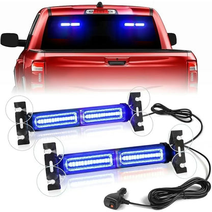 2-in-1 Emergency Strobe Traffic Advisor Bar Dash Safety Warning