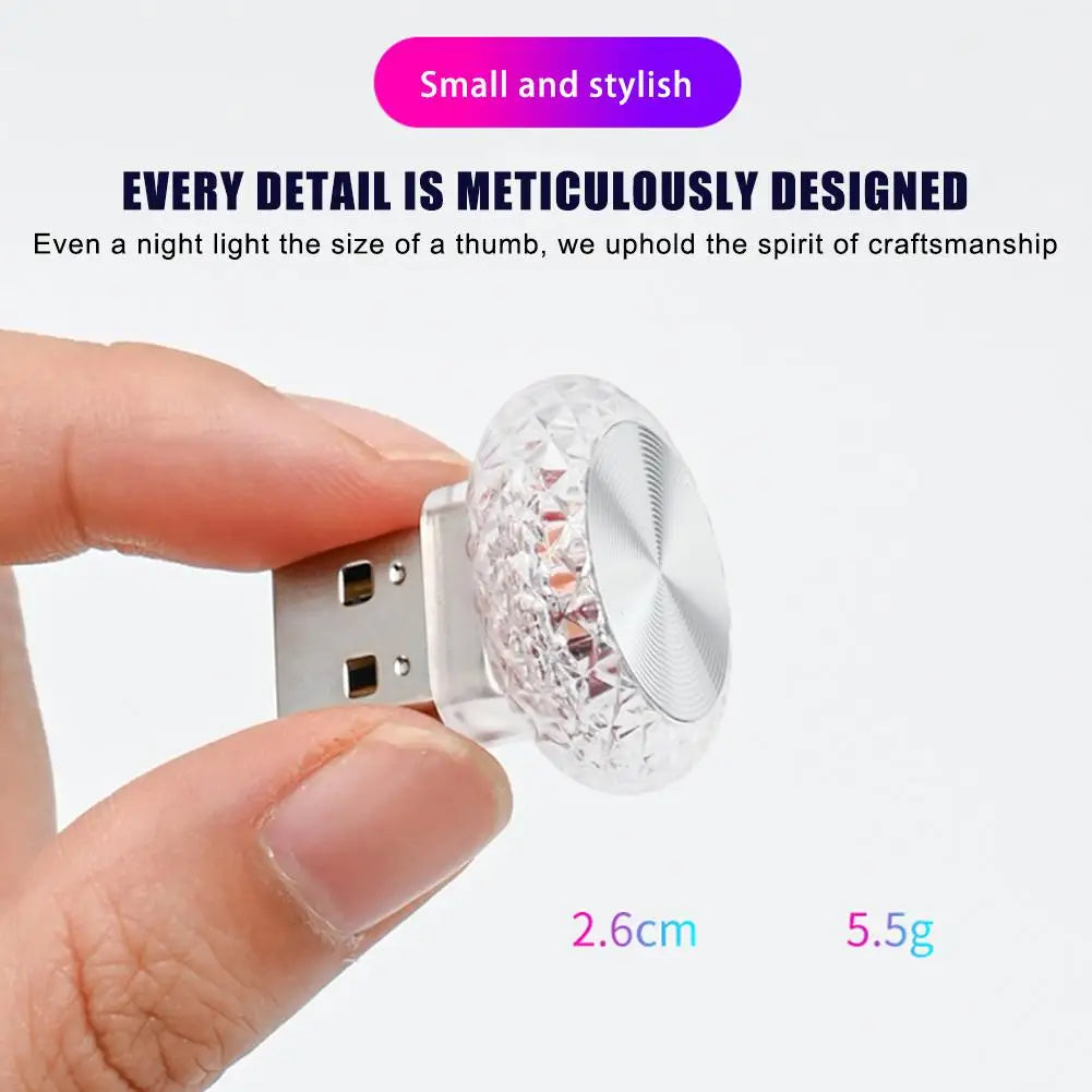 For Auto Interior Environment Light Computer USB Ambient MINI