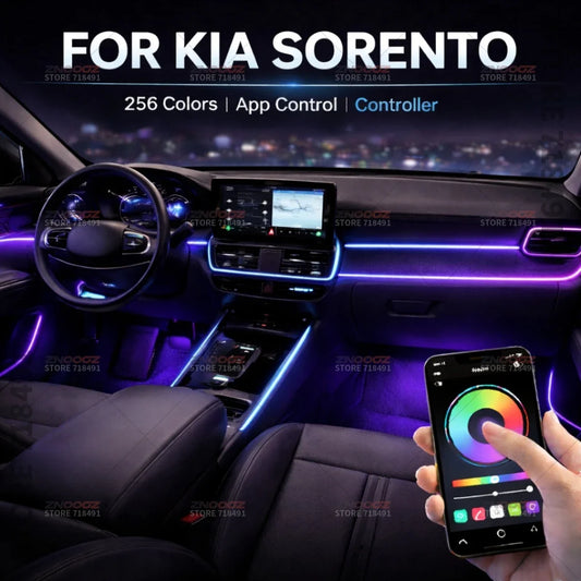 For Kia Sorento 22IN1 RGB Interior Acrylic Ambient RGB Hidden