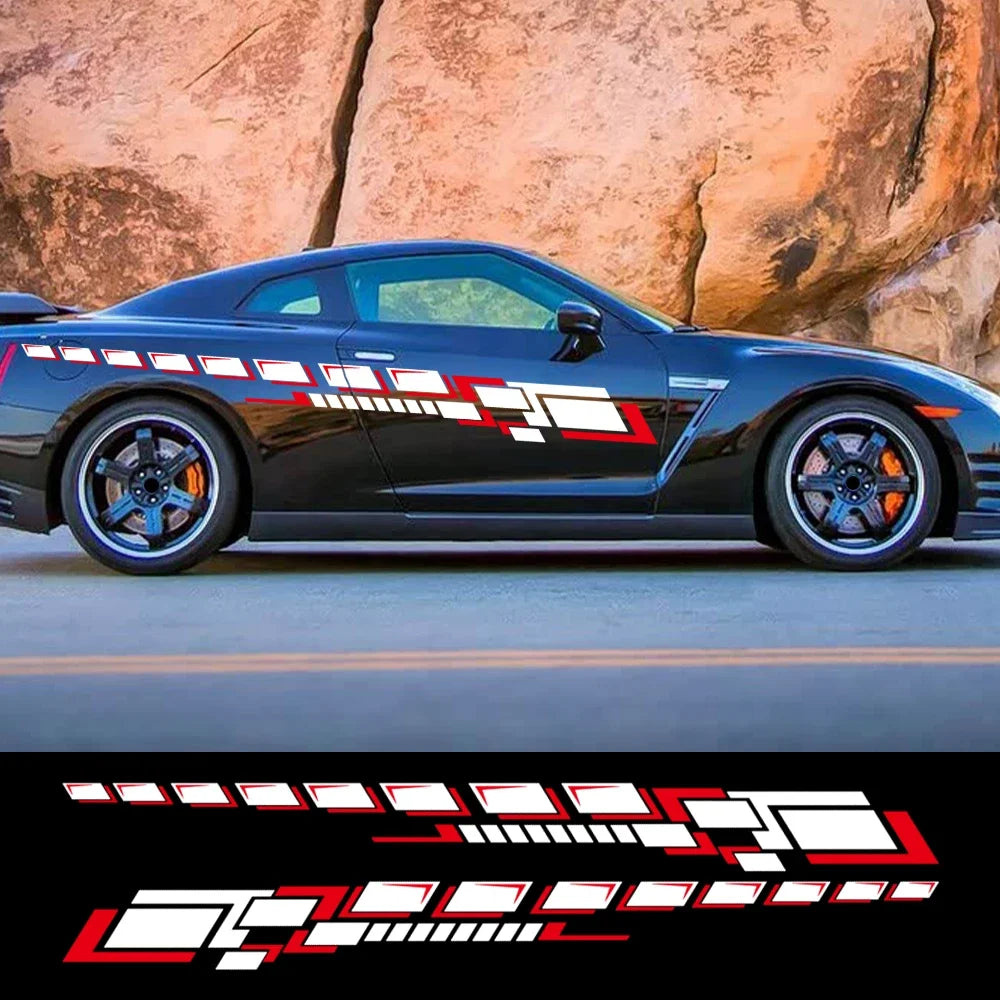 Body Side Strips Sticker Vinyl Long Strip Door Decal