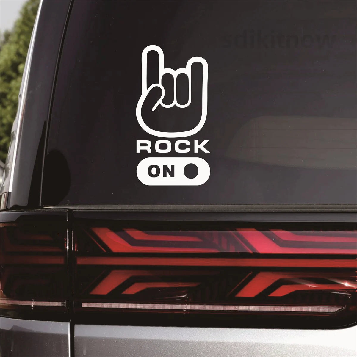 Windows Door Body Pvc Decal Sticker Hand Sign Hard