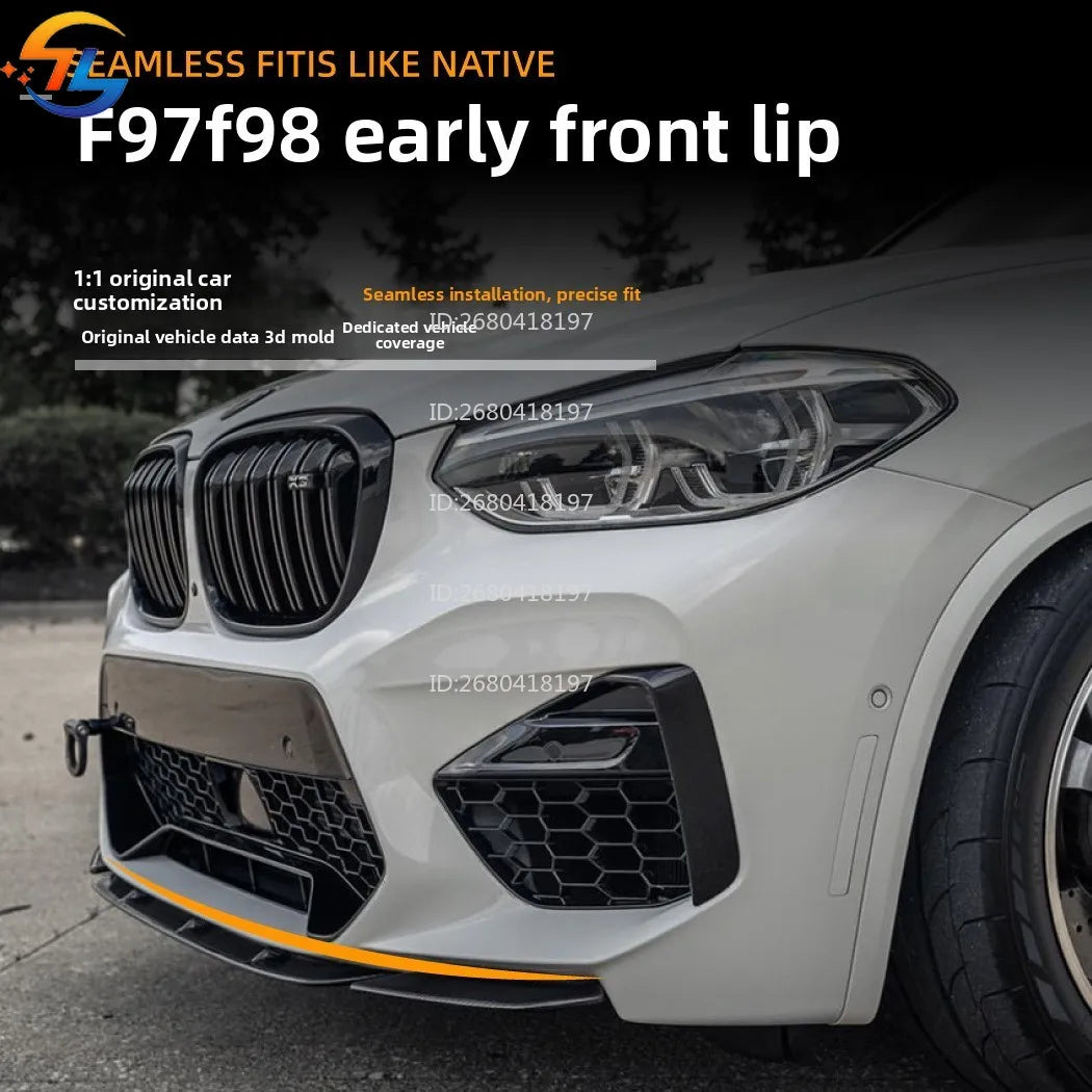 For BMW F97 F98 X3M X4M 2019-2021 Front Lip Shovel Spoiler