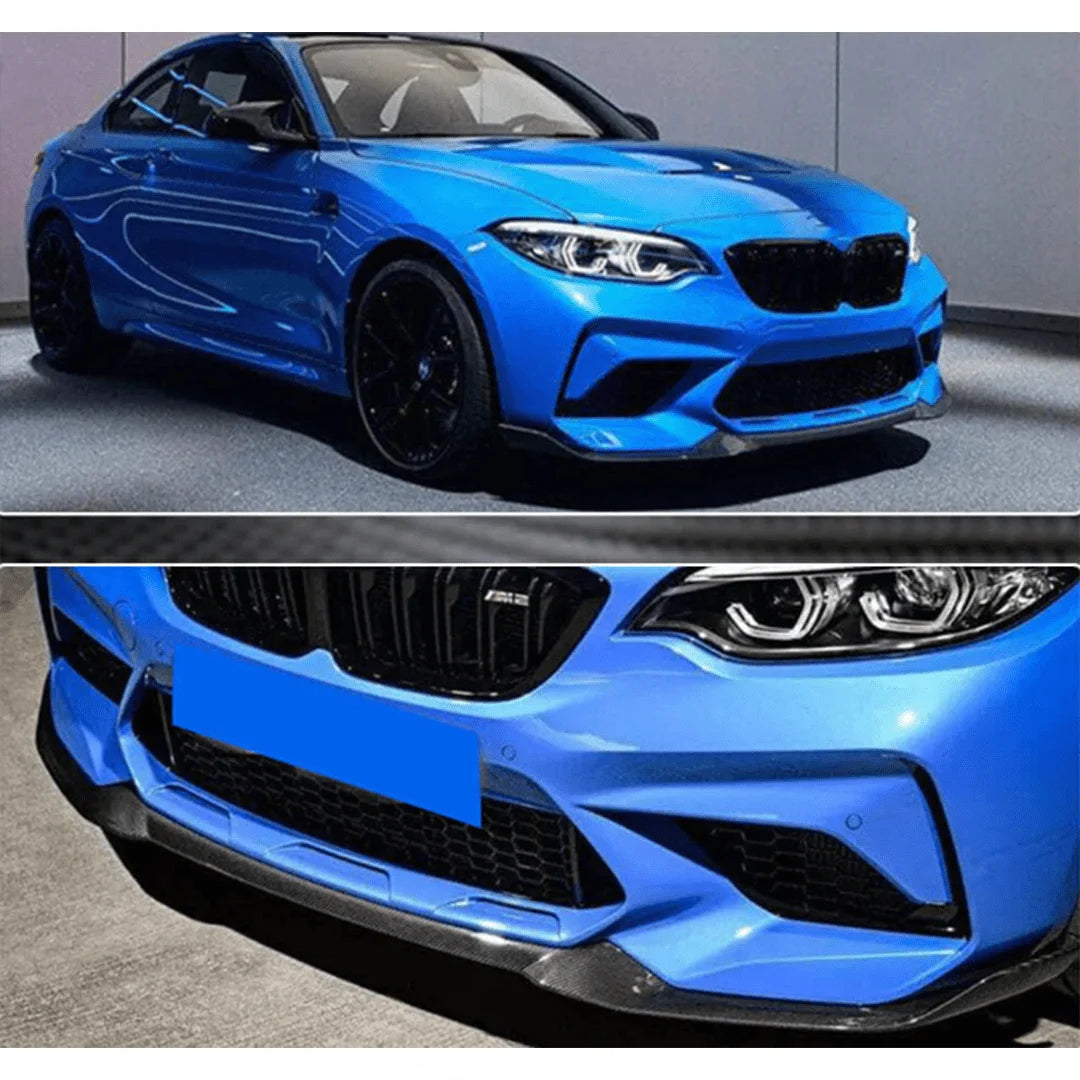 For BMW F87 M2 Competition M2C Front Bumper Lip Splitter