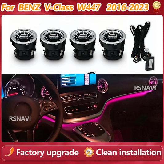 For Mercedes Benz V-Class W447 V260 Colour Air Vents Ambient