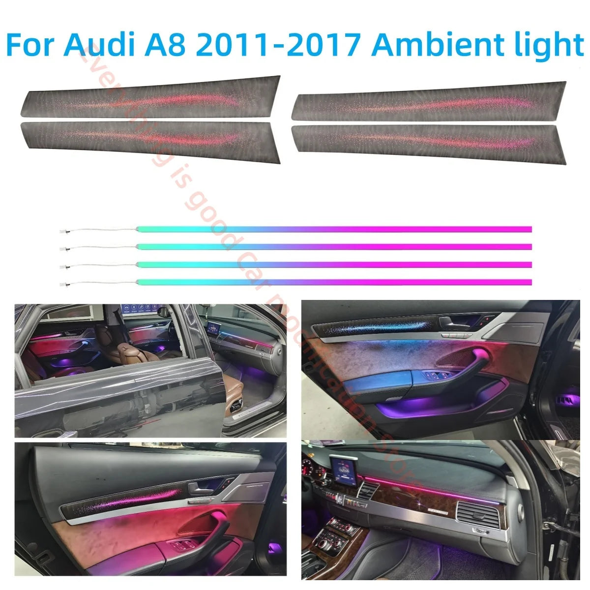 For Audi A8 2011-2017 Atmosphere Lamp Interior Lighting Upgrade