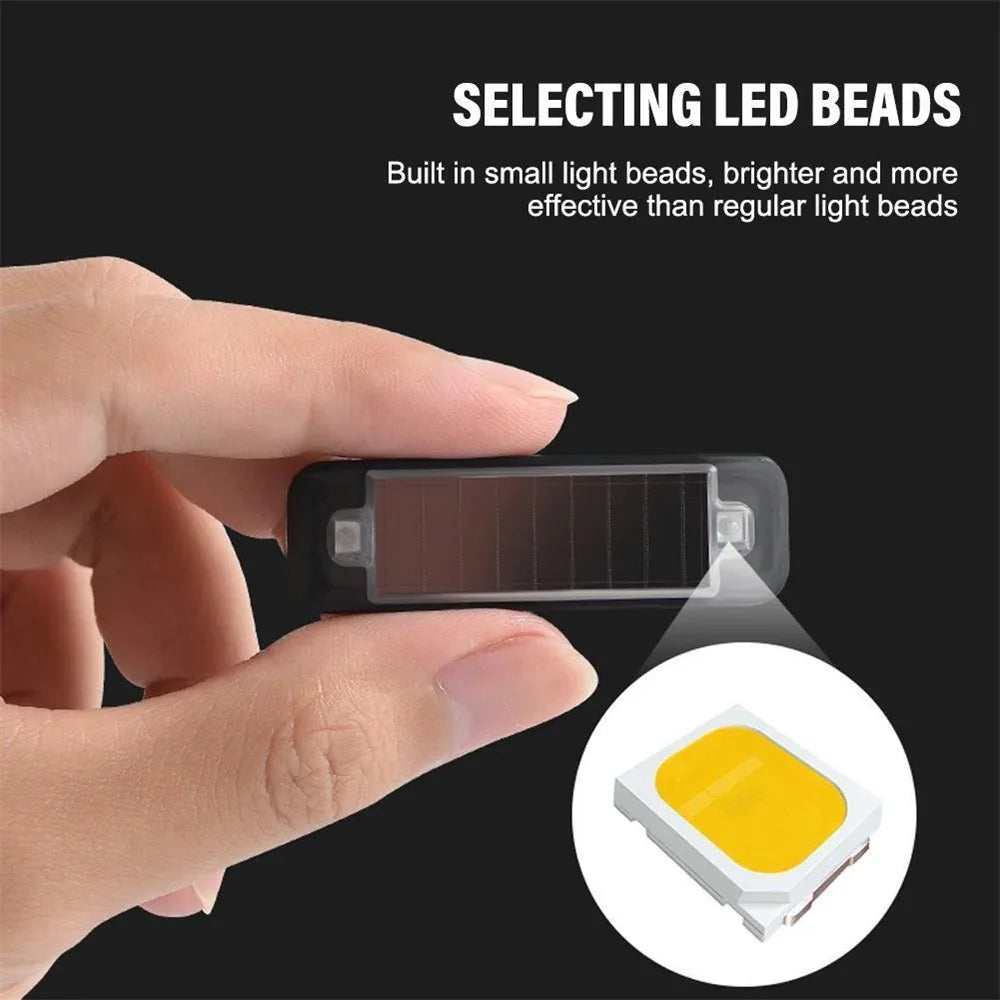 MINI Solar Power Warning Night Security Simulated Alarm Wireless