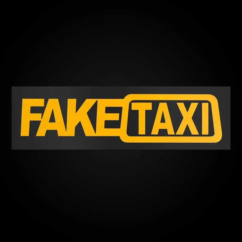 For Honda Toyota BMW Fake Taxi Reflective Sticker Window Van
