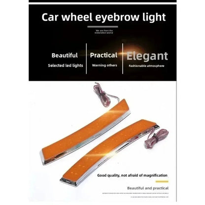 For Marker Light 18 LED Yellow 12V Red Wheel Eyebrowled Side