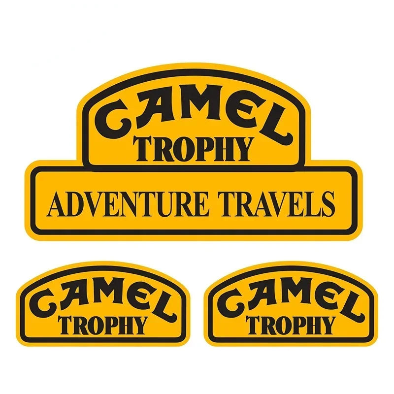 Camel Trophy Badge Brand Sticker Decal Decor Motorcycle off-road