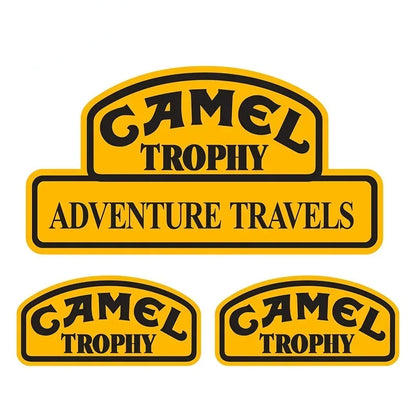 Camel Trophy Badge Brand Sticker Decal Decor Motorcycle off-road