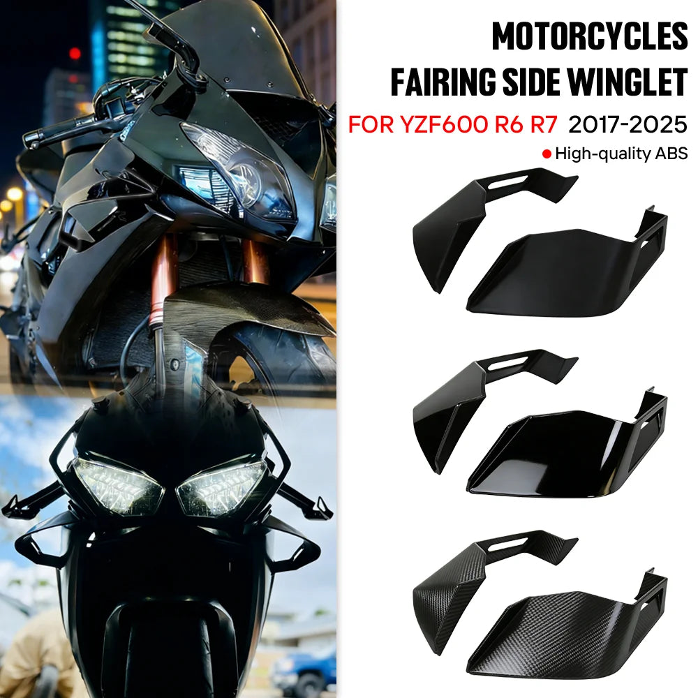 For Yamaha BMW Honda Kawasaki Motorcycle Winglet Aerodynamic