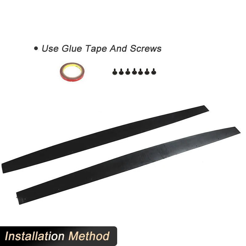 For BMW X5 G05 M-Sport 4-Door Side Skirts Extensions Carbon