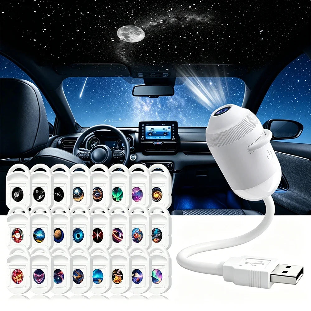 360 Roof Star Galaxy Interior Projection Ambient Lighting