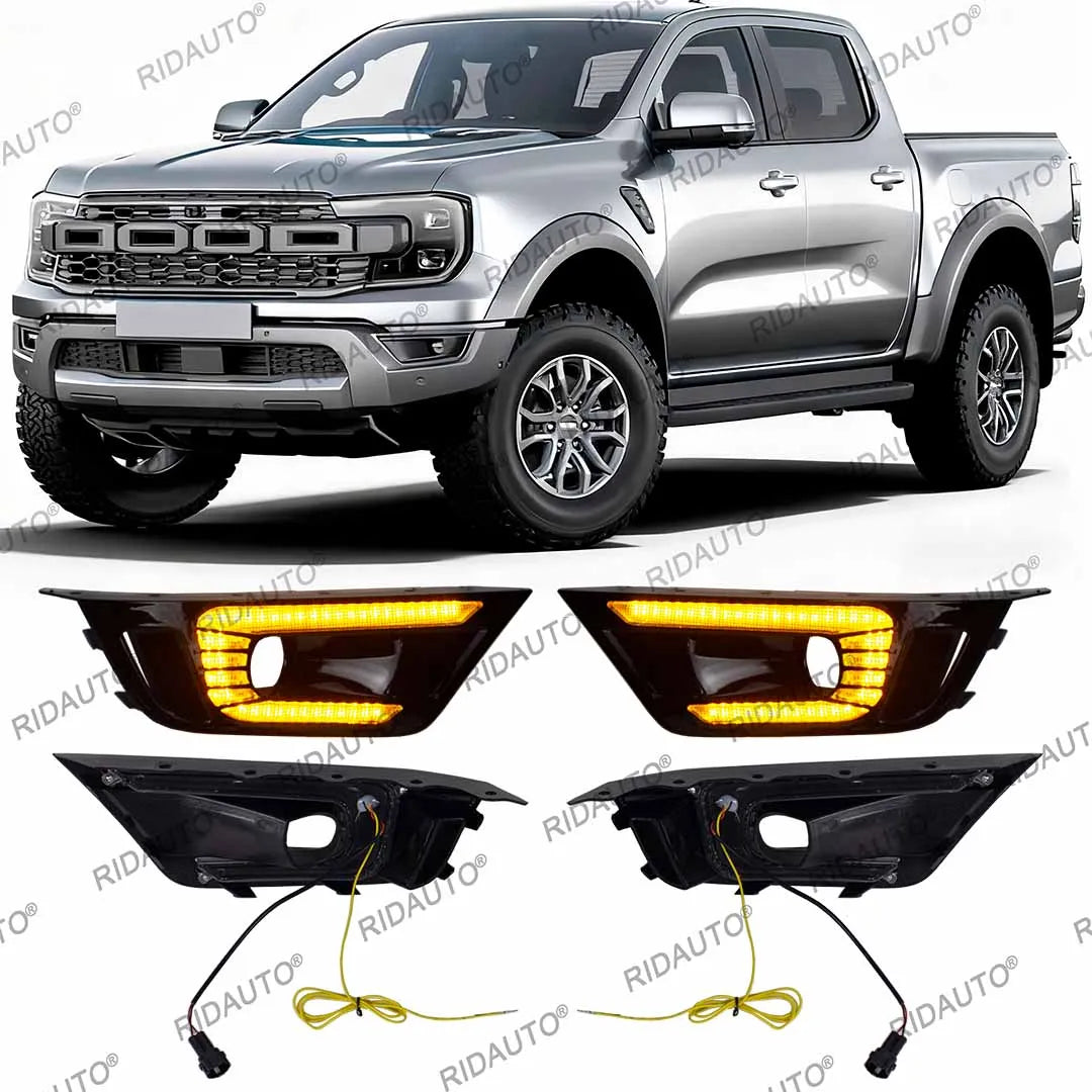For Ranger T9 Raptor 2022-2025 Amber Turn Signal In Fog Dual
