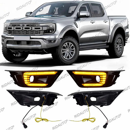 For Ranger T9 Raptor 2022-2025 Amber Turn Signal In Fog Dual