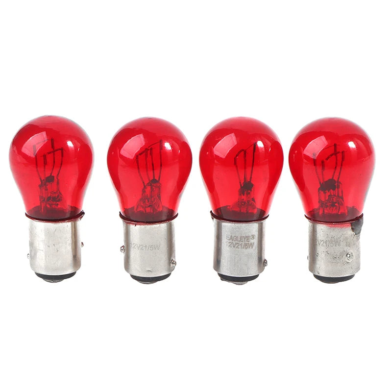 2PCS baw15d Red Brake Stop Tail Bulb 12V Turn